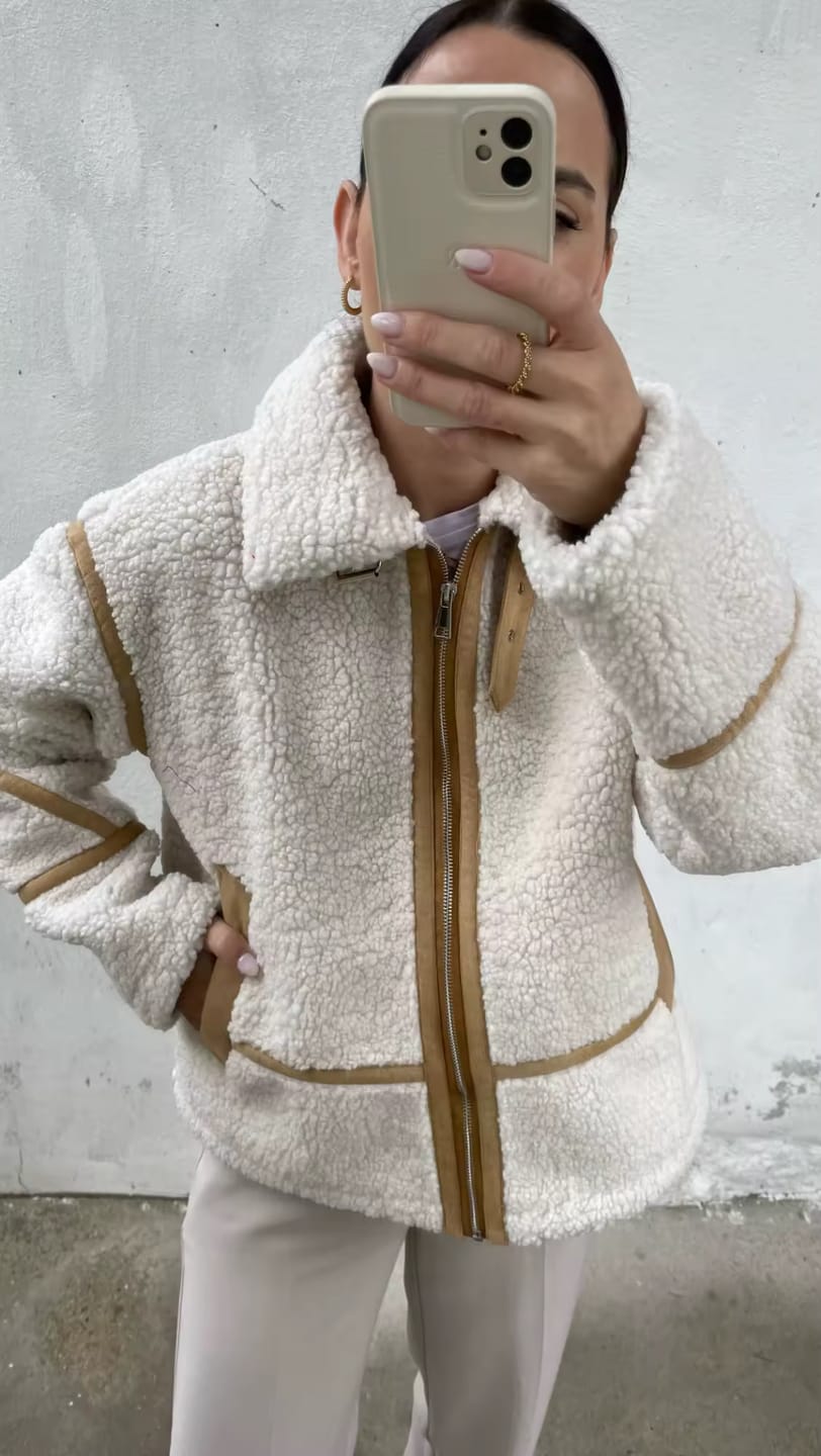 Customer photo review of Chaqueta Teddy Adison