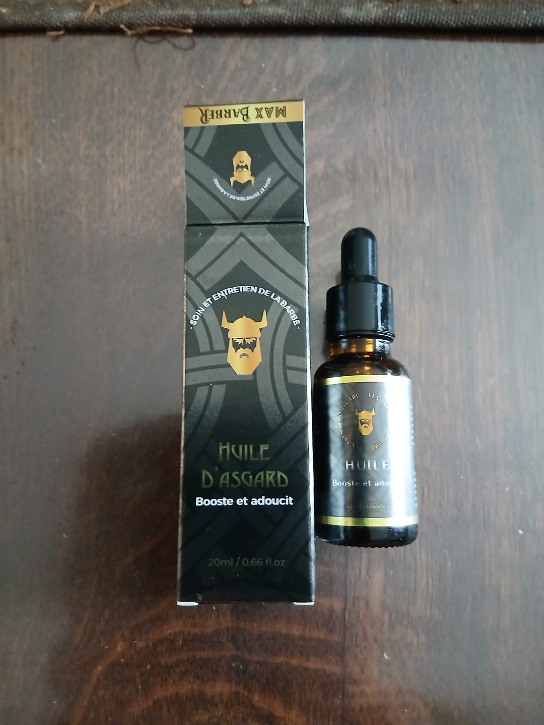 Customer photo review of Huile Soin barbe d'Asgard | Nutrition Intense et Brillance Naturelle