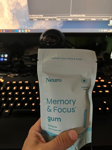Customer photo review of Memory & Focus Gum