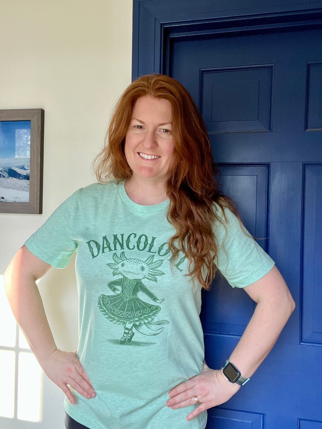 Customer photo review of Irish Dancolotl T-shirt