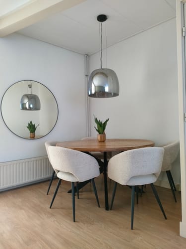 Customer photo review of Hanglamp Lunaris XL - 1-lichts - Smoke - Glas