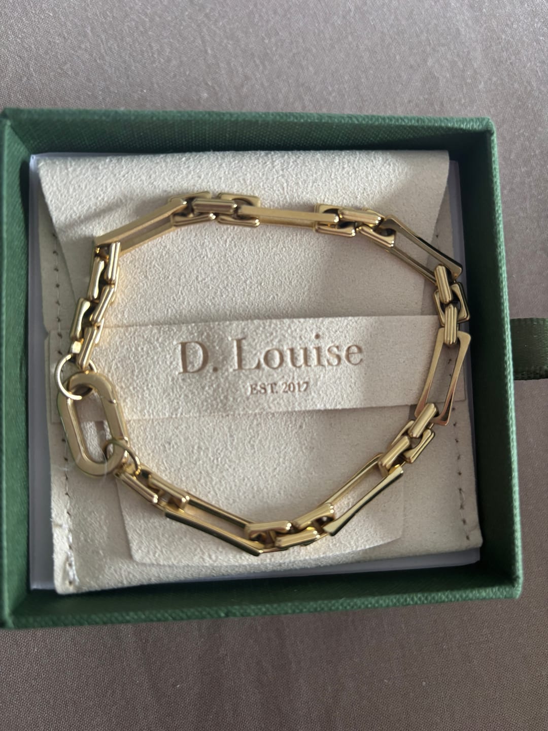 Customer photo review of The Lovers Chain Bracelet