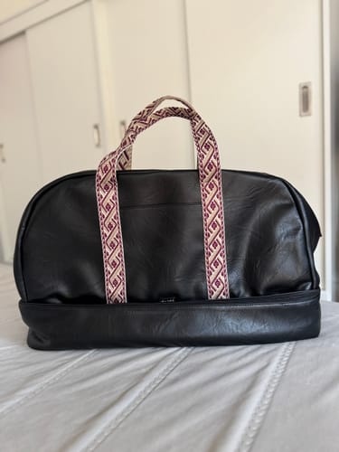 Reseña con foto de un cliente sobre Bolso De Viaje Multifuncional Boho