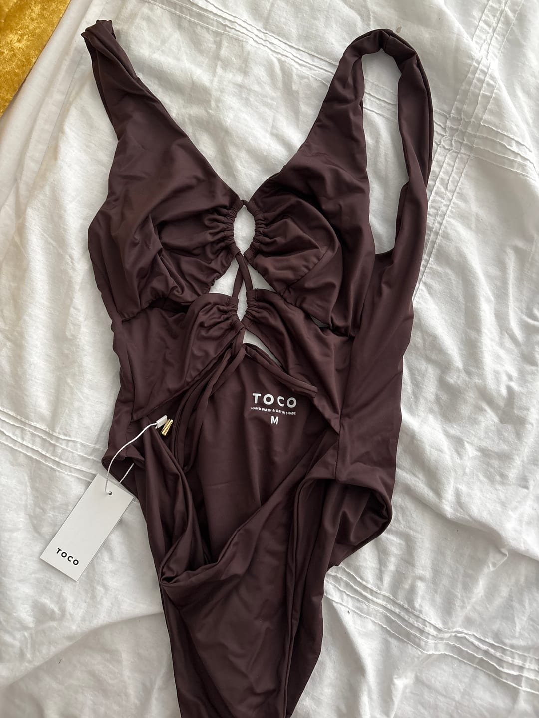 Customer photo review of Carib One Piece - Chocolate
