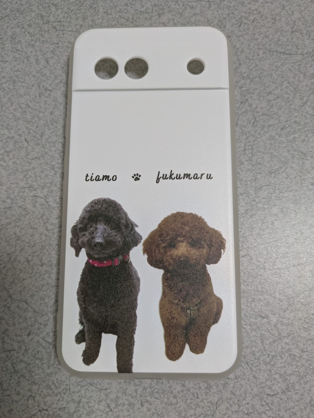 Customer photo review of ペットの写真で作るオリジナルユアフォトスマホケース02（iPhone,Android）