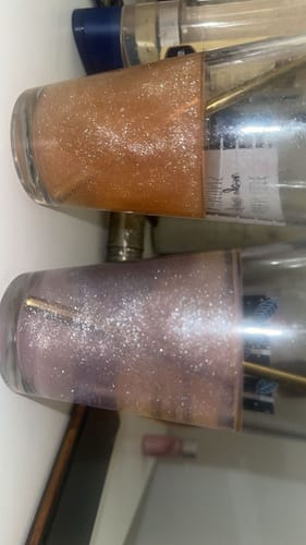 Customer photo review of Glitter Pink Shimmer for Drinks