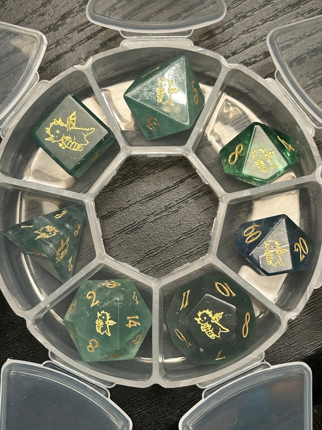 Customer photo review of Custom Wedding Anniversary Gift Dice