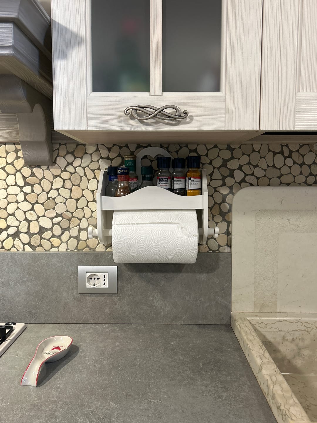 Customer photo review of Portarotolo e Portaspezie Artigianale