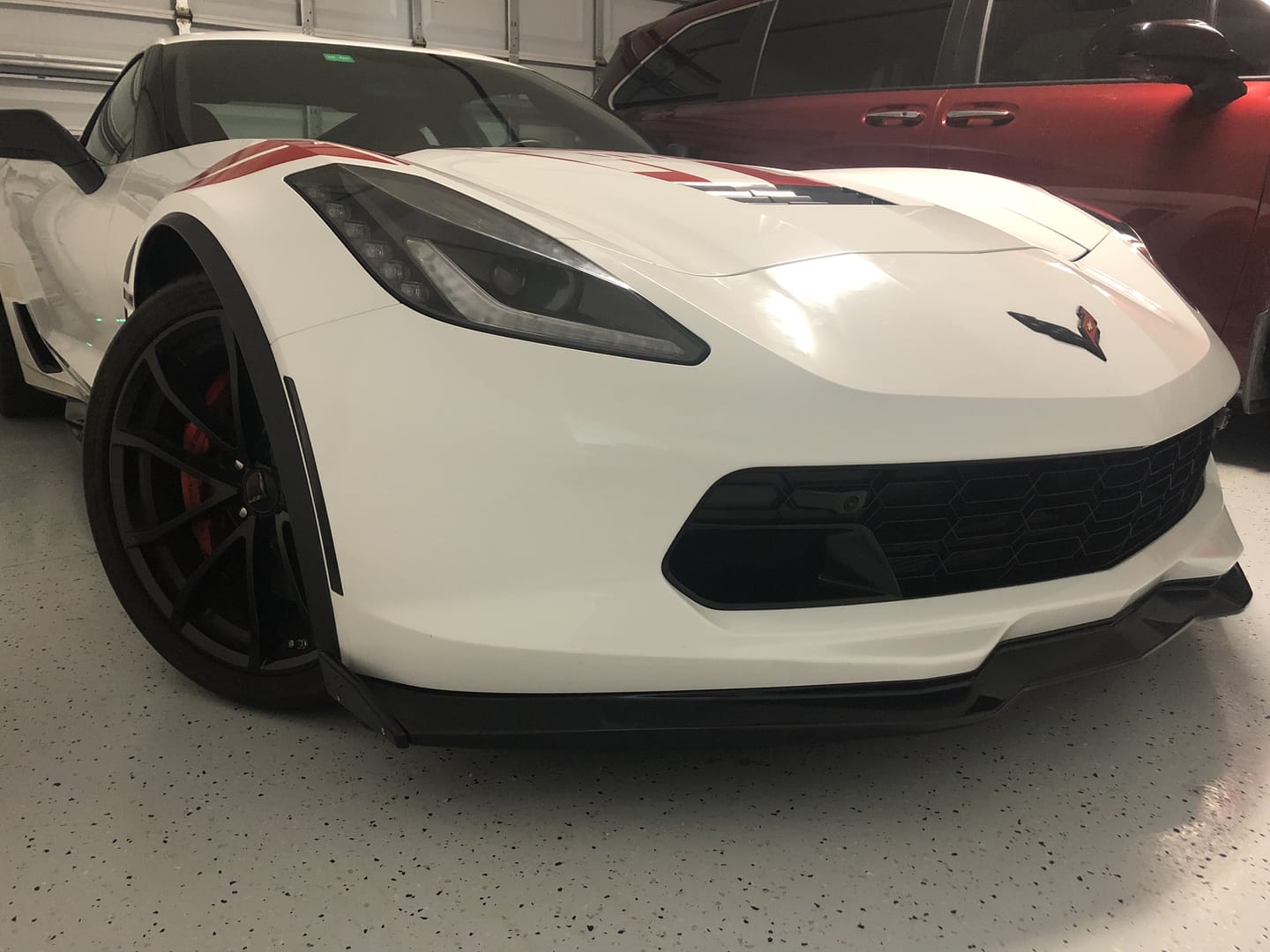 Customer photo review of Chevrolet Corvette C7 Stage 2 Front Splitter