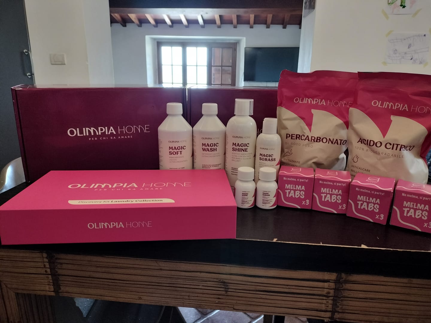 Customer photo review of Discovery Kit Laundry Collection – 14 Fragranze + Magic Wash & Soft