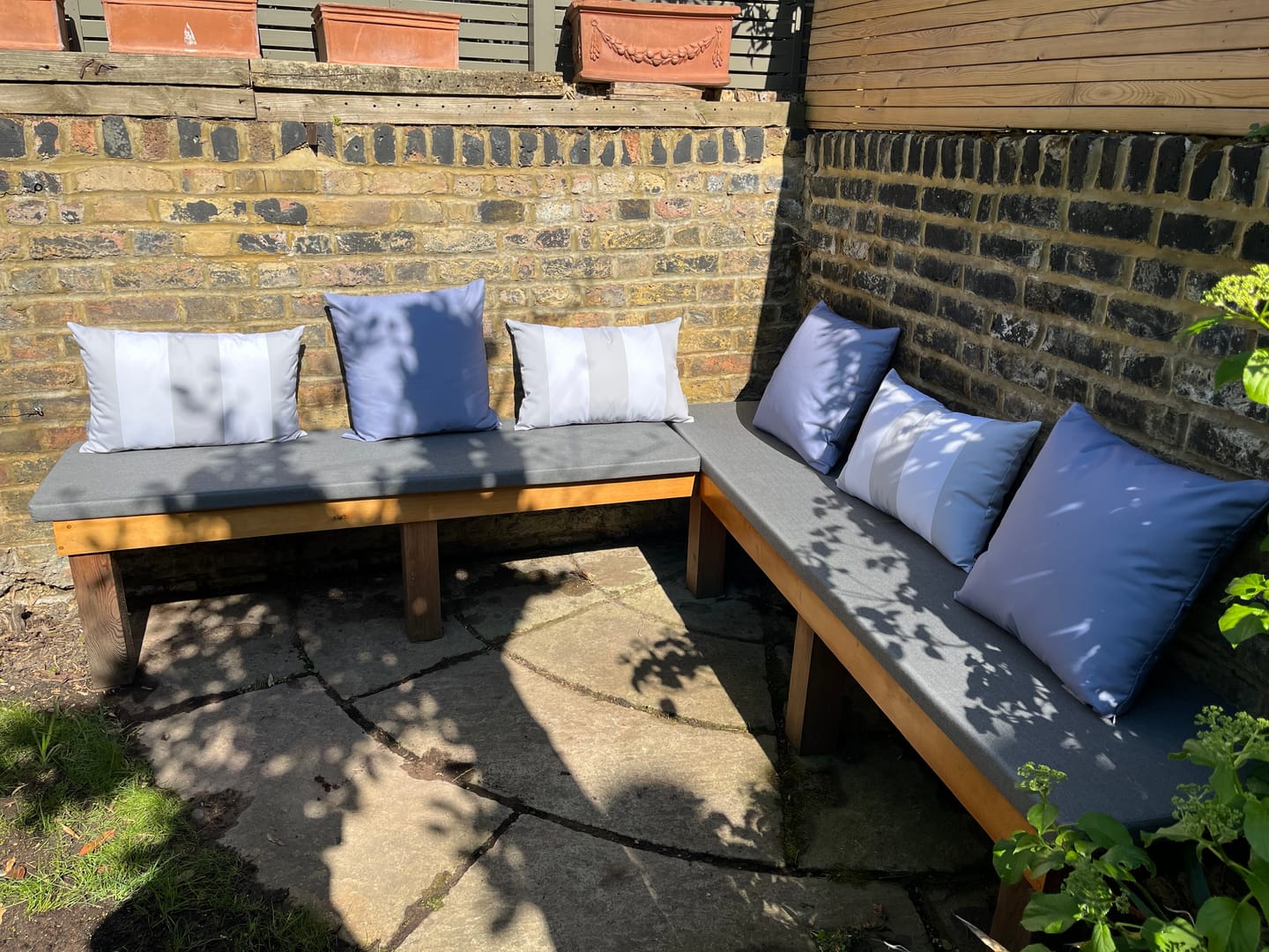 Customer photo review of Outdoor Garden Waterproof Cushion - Signature Colours