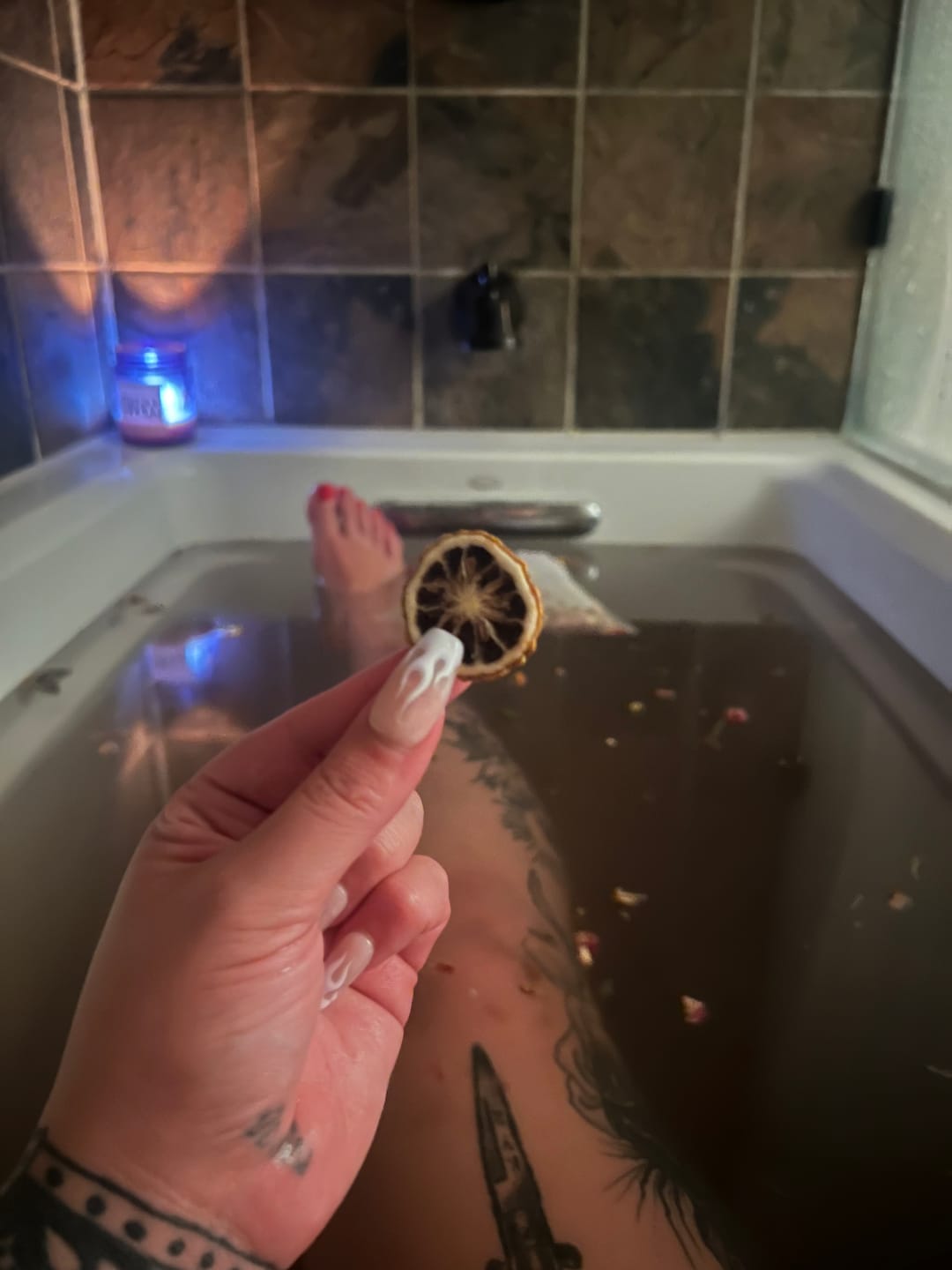 Customer photo review of Lunar Citrus Glow