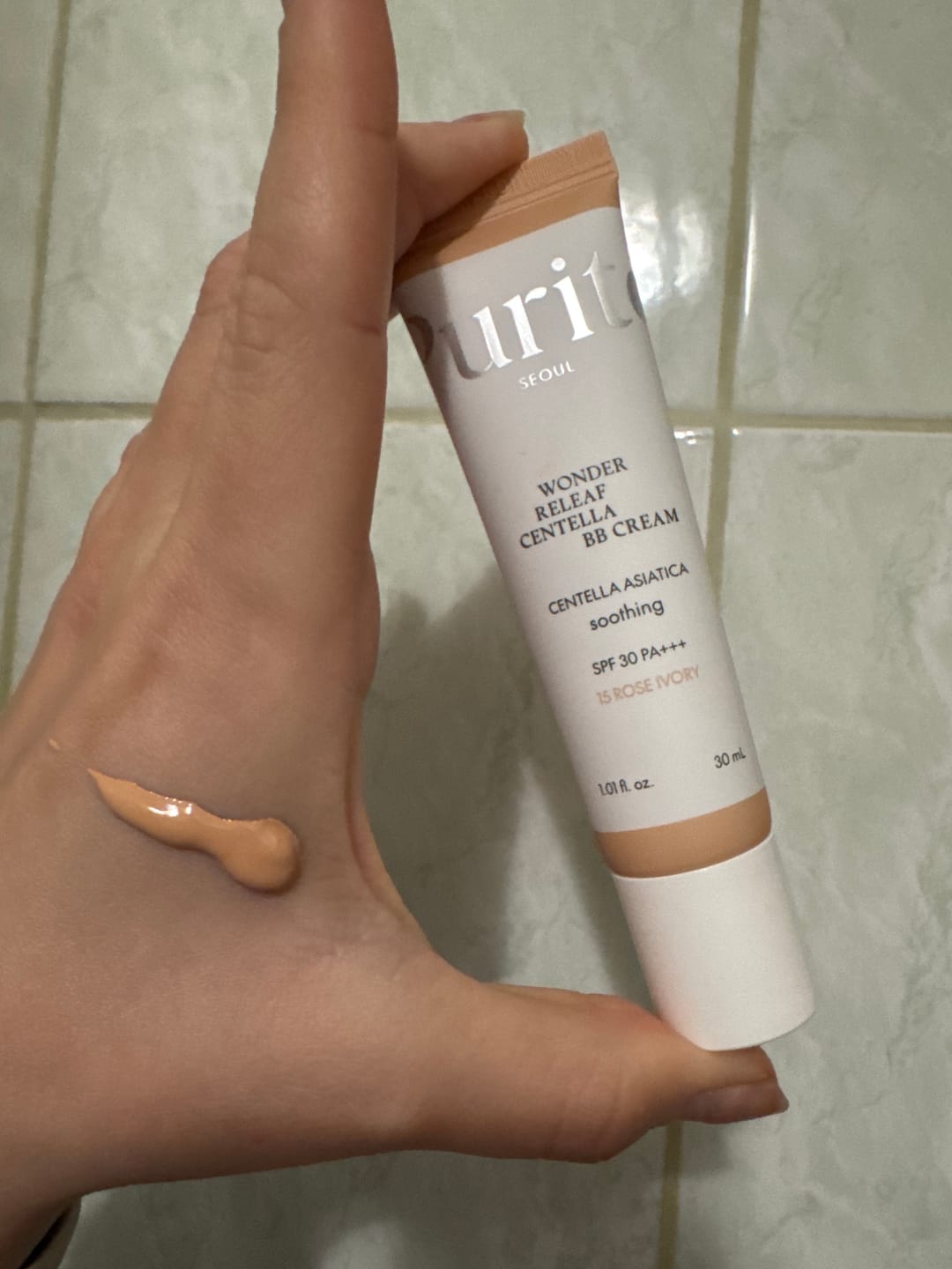 Customer photo review of BB krēms ar Āzijas centellas ekstraktu Purito Seoul Wonder Releaf Centella BB Cream