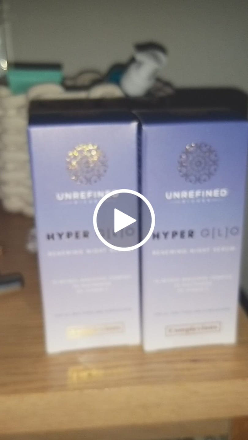 Customer video review of HYPER G[L]O - Renewing Night Serum