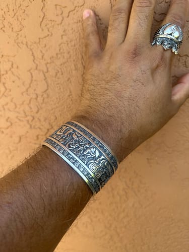 Customer photo review of Mayan Cuff