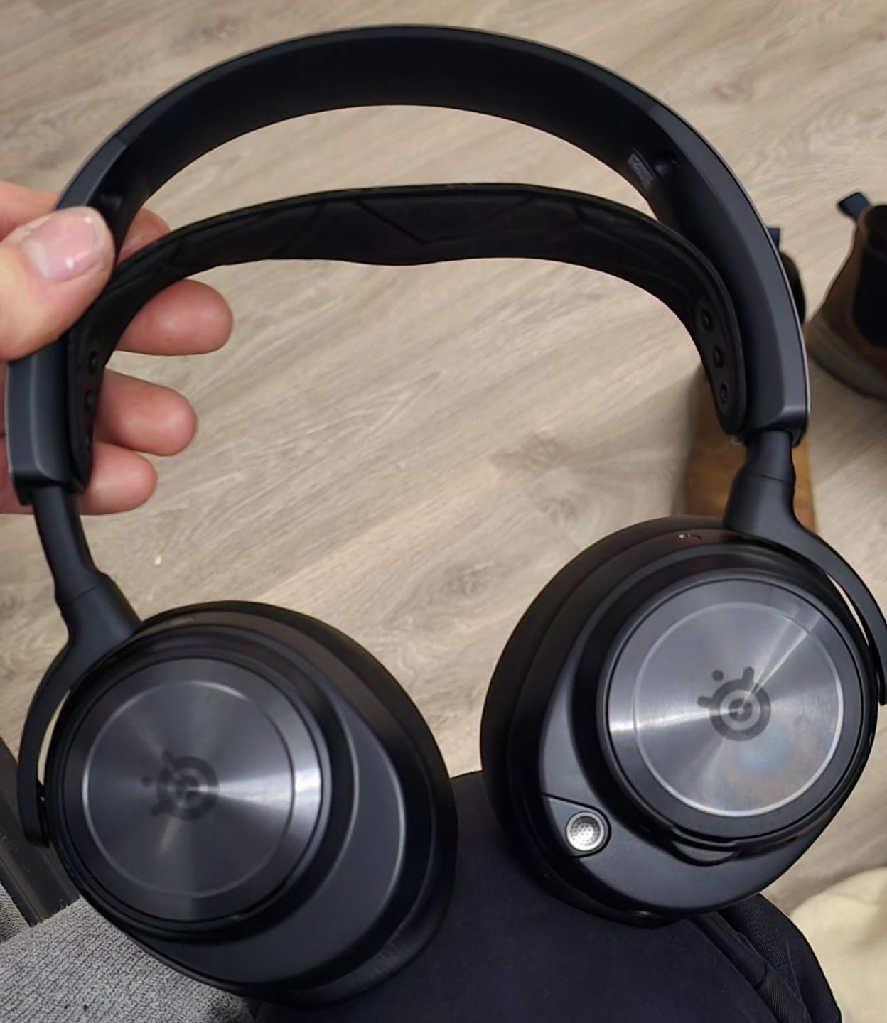 Customer photo review of WC Side Speaker Plates for Arctis Nova Headsets - Arctis Nova Booster Pack by Wicked Cushions