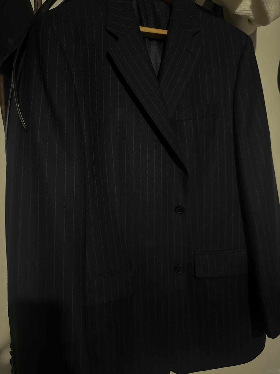 Customer photo review of Saco Michael Kors 40r Azul Lineas (Usado)