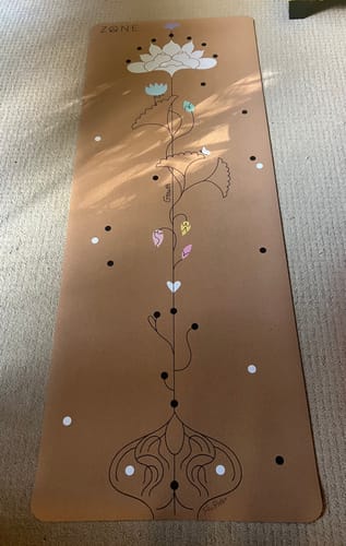 Customer photo review of Growth Cork Yoga Mat