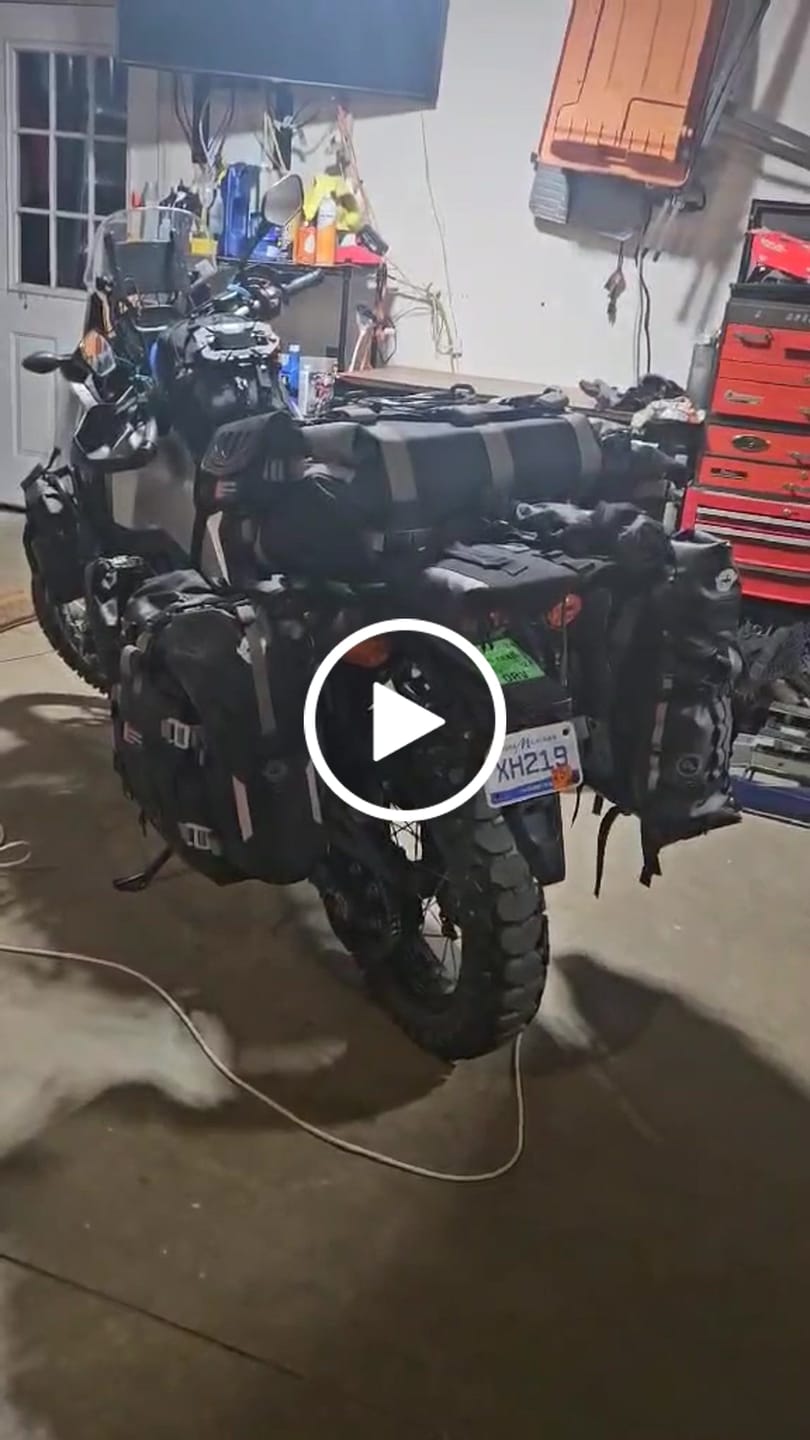 Customer video review of 1L - Explorer Handlebar Bag For Adventure Touring Motorcycle