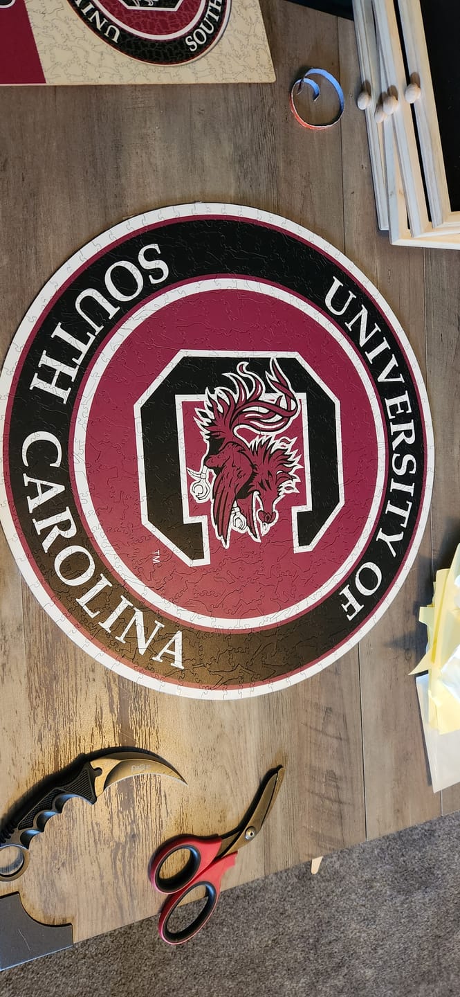 Customer photo review of University of South Carolina - Wooden Puzzle