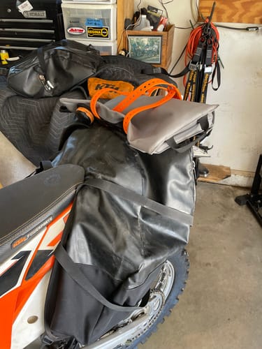 Customer photo review of Giant Loop Armadillo Bag - 1 to 5 Gallon Utility Bladder