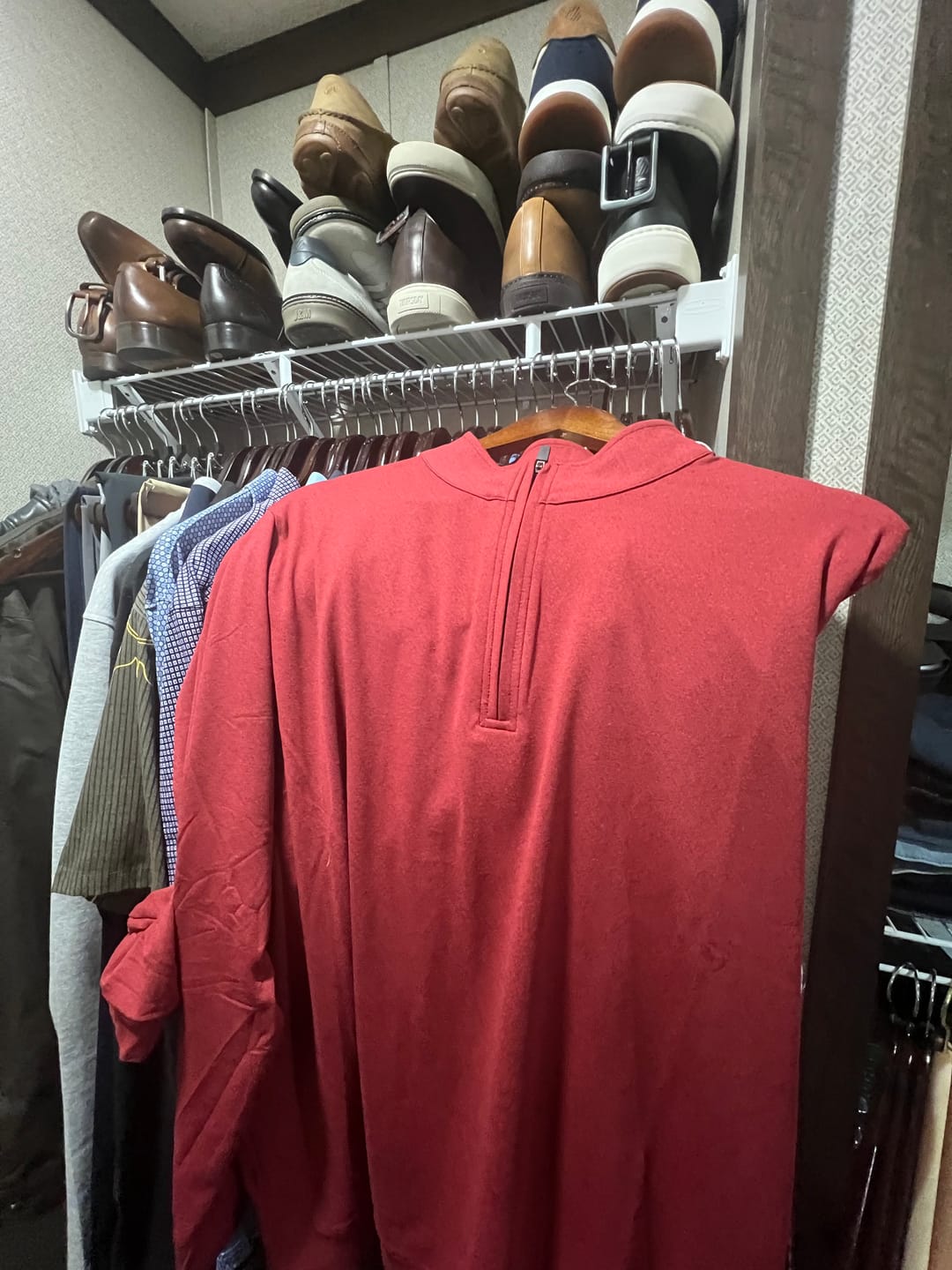Customer photo review of Heathered 1/4 Zip