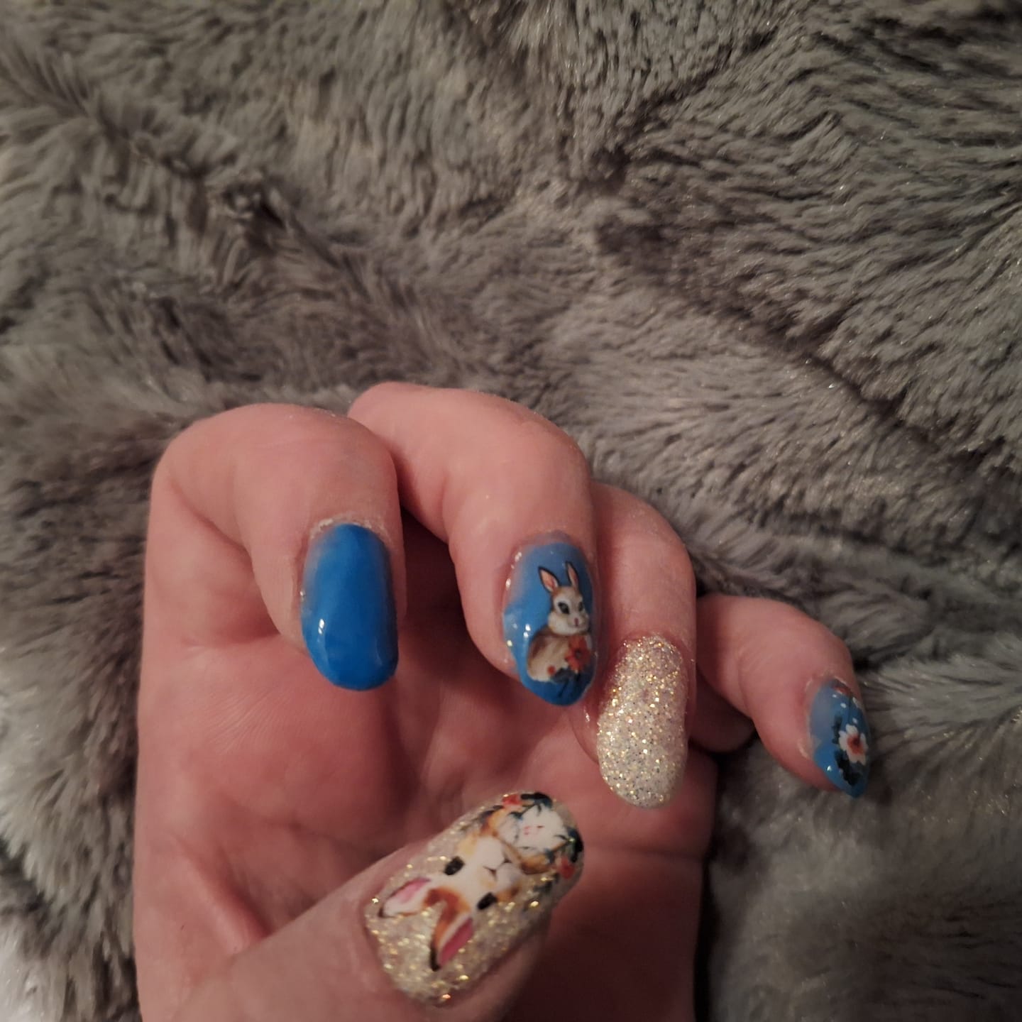 Customer photo review of Blue-yond Dipping Powder