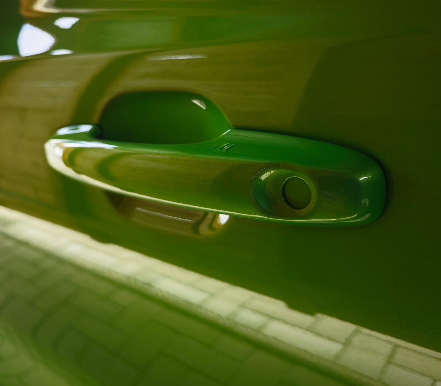Customer photo review of Door Lock Barrel Blanking Plate - Mk2/2.5/3/3.5/4/4.5 Focus / Mk7/7.5 Fiesta (Painted)