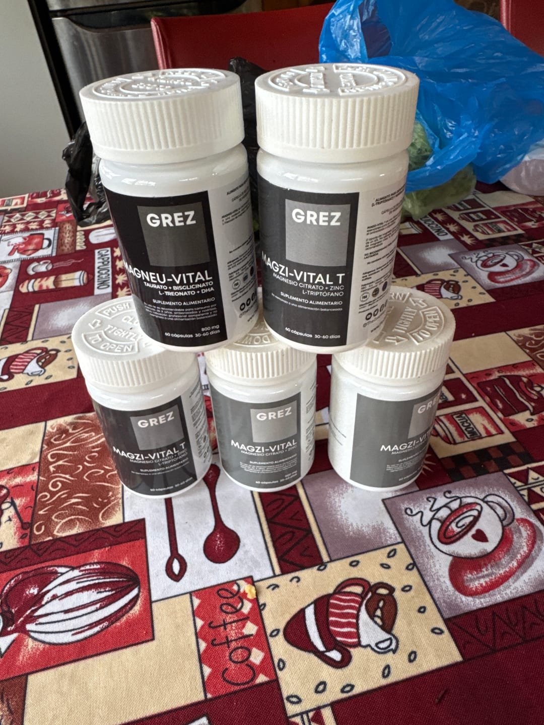 Customer photo review of MAGNEU-VITAL 800mg - Magnesios quelados Taurato / Bisglicinato / L-treonato