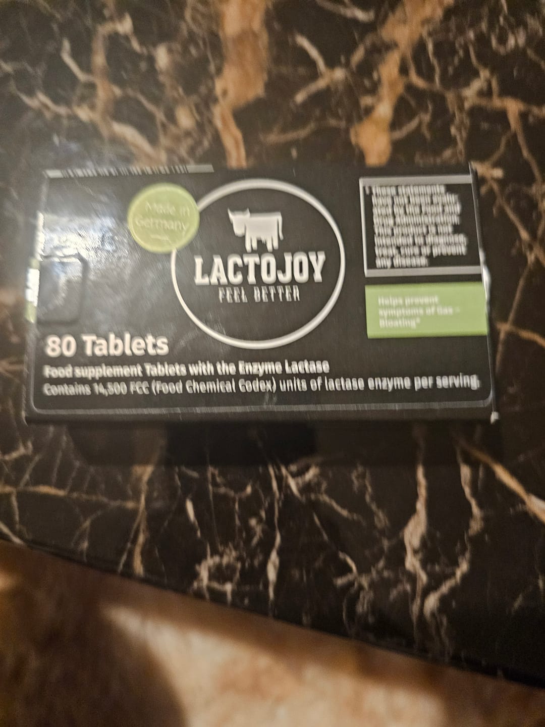 Customer photo review of LactoJoy Lactase Pills - 14.500 FCC - 80 pcs