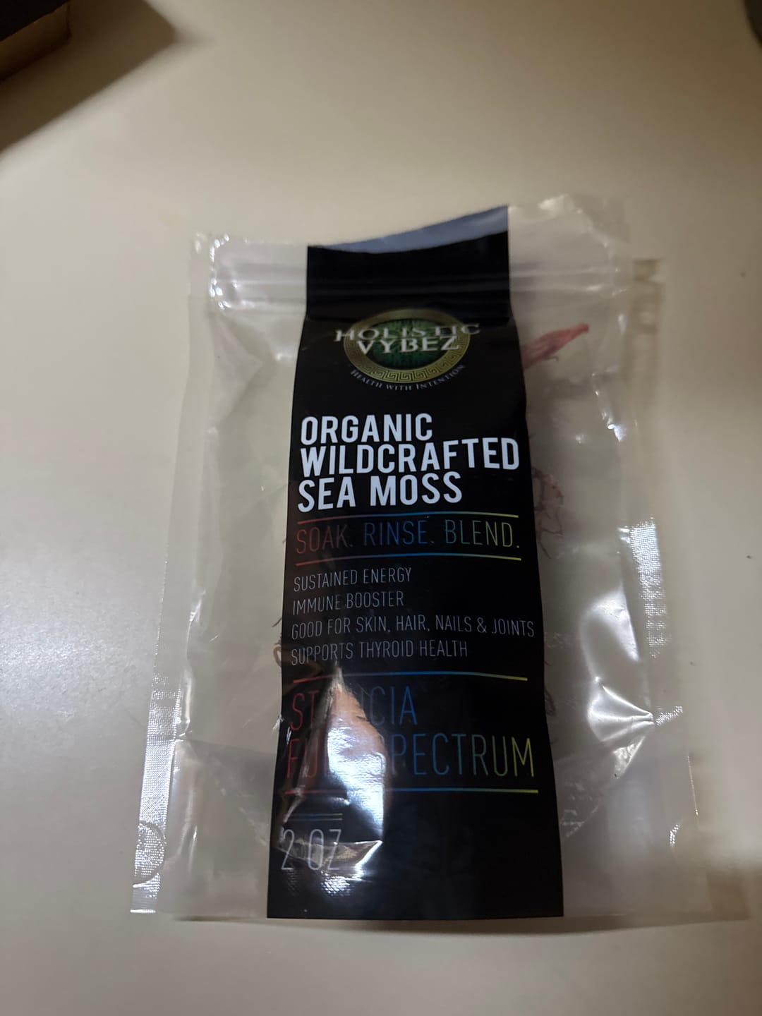 Customer photo review of Raw Full Spectrum Sea Moss
