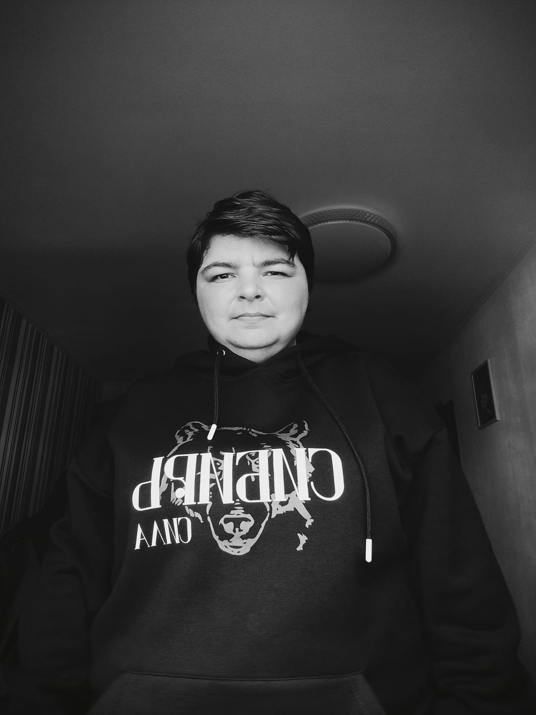 Customer photo review of Sibir Herren Hoodie schwarz by SAEBIS®