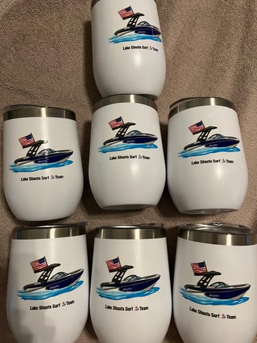 Customer photo review of Custom Digital Boat Artwork