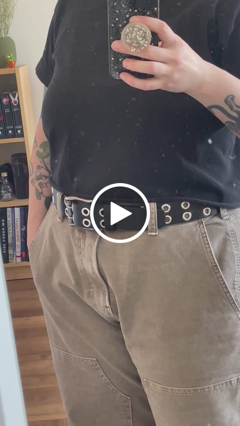 Customer video review of Brixton - Black Double Grommet 100 % Full Grain Leather Belt
