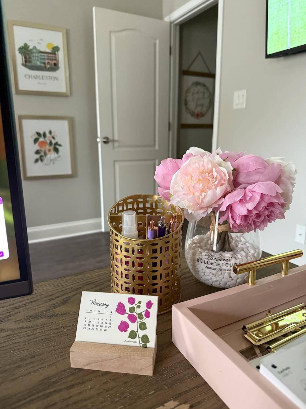 Customer photo review of 2025 Mini Desk Calendar