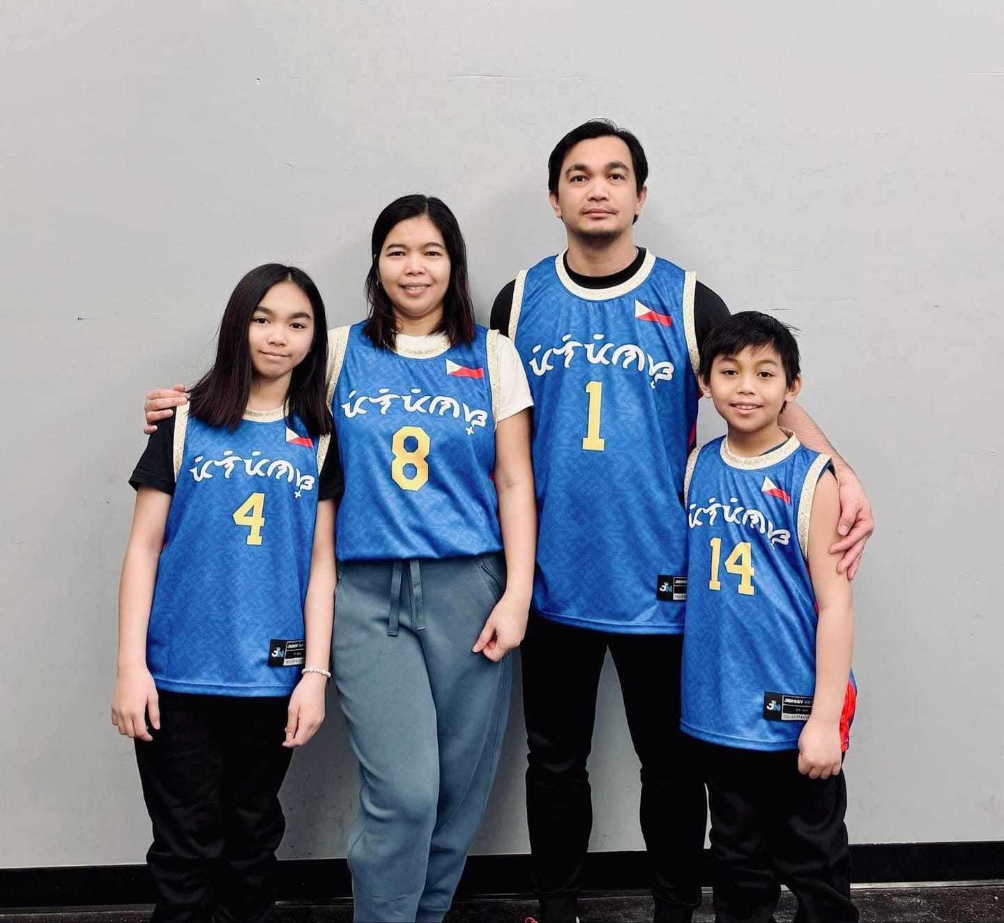 Customer photo review of Philippines Custom Basketball Jersey