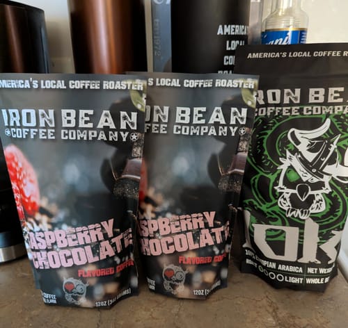 Customer photo review of Raspberry Chocolate Coffee