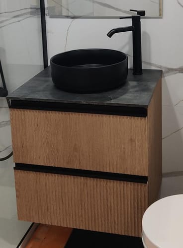 Customer photo review of Conjunto Mueble de Baño de 90cm con Auxiliares a Juego