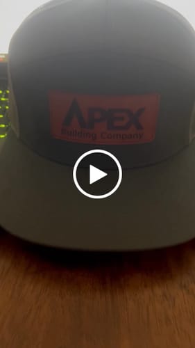 Customer video review of Flat Bill Seven-Panel Leather Patch Hat - Richardson 168