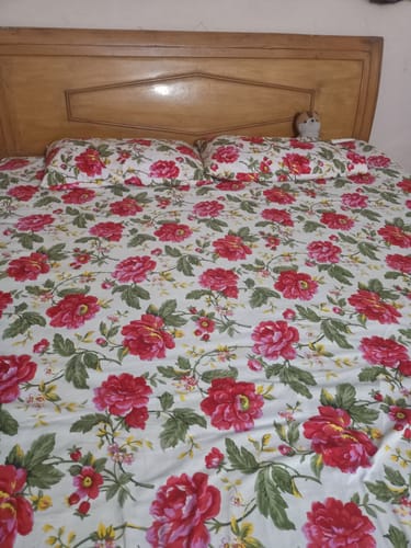 Customer photo review of Gracie Floral-Bed Sheet Set