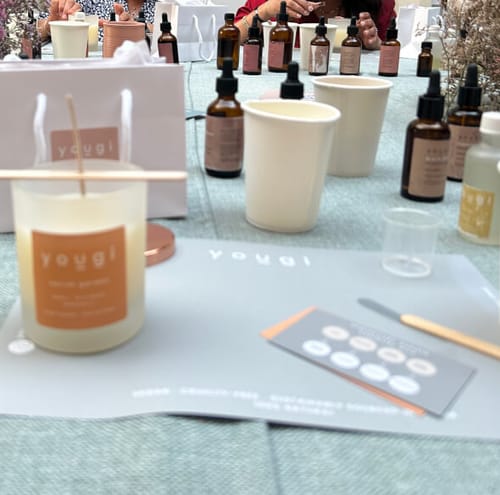Customer photo review of Aromatherapy Candle Making Workshop, SHOREDITCH LONDON - £42