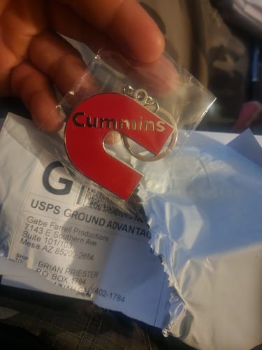 Customer photo review of CUMMINS KEYCHAIN