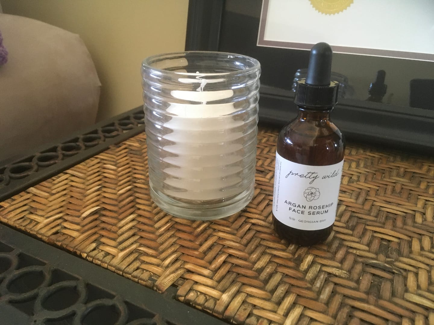 Customer photo review of Argan Rosehip Face Serum