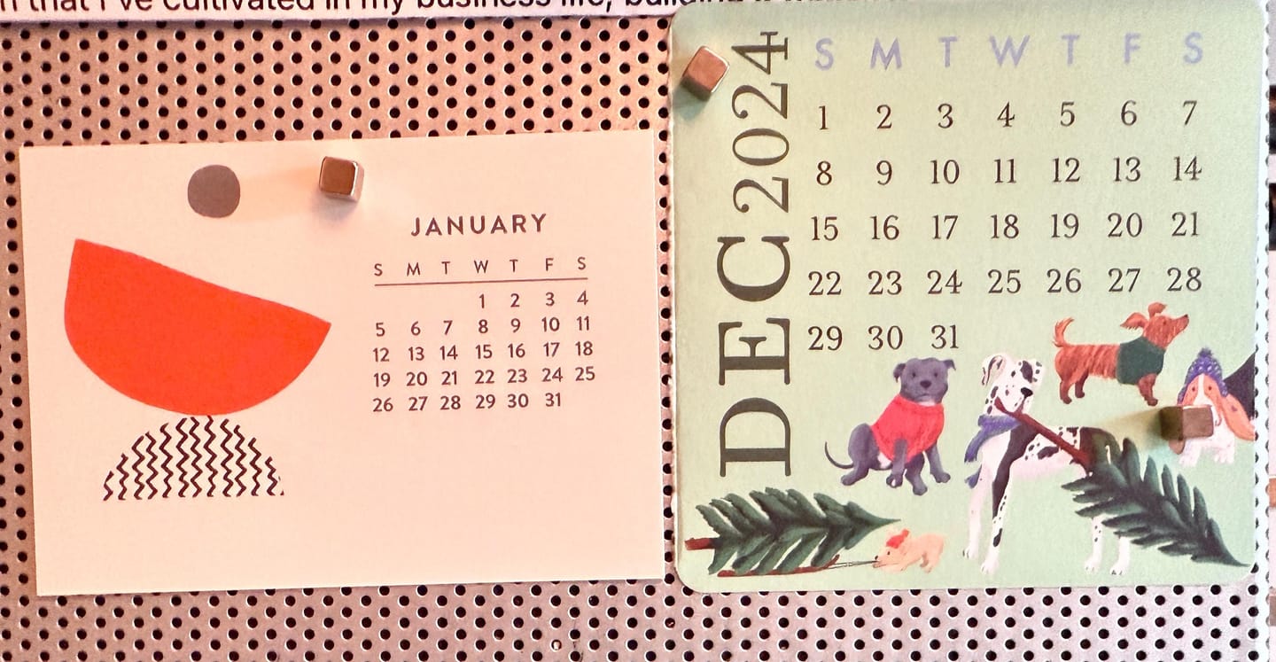 Customer photo review of 2025 Mini Desk Calendar