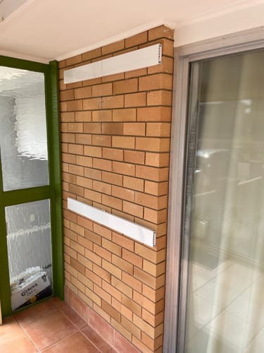 Customer photo review of Wall Mounted Drying Rack - Foldable Indoor and Outdoor Drying Rack