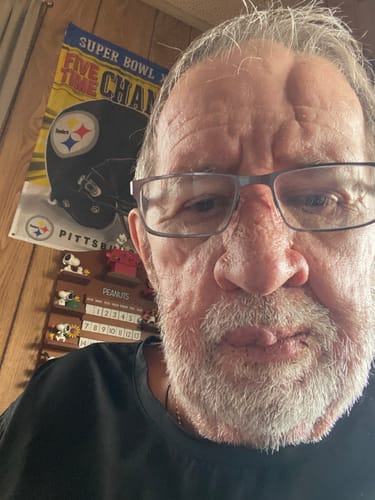 Customer photo review of Cross, White Embroidered Flex Fitted Cap - Christian Hat