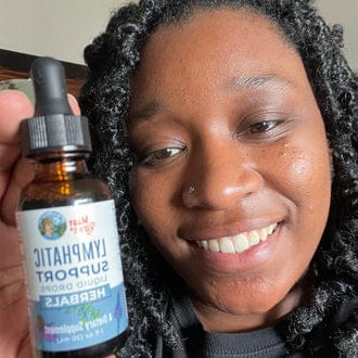 Customer photo review of Organic Lymphatic Support Herbal Extract