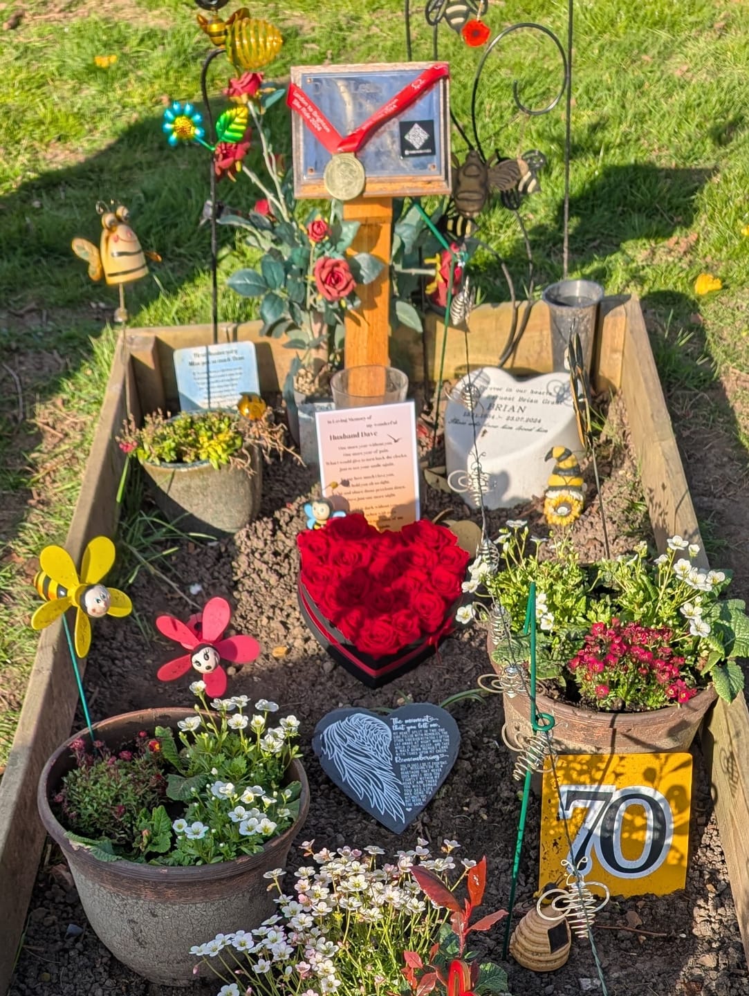 Customer photo review of Forever Story Memorial Set