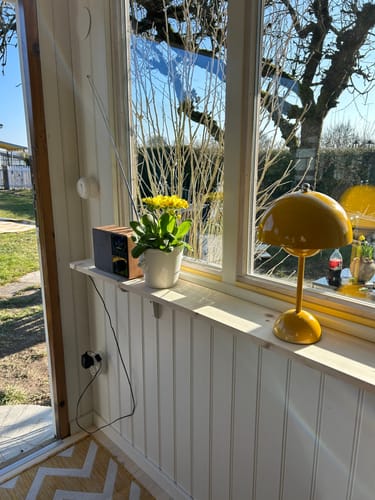 Customer photo review of Bordslampa - Svamplampa Flowerbud - Batteridriven 5000 mAH