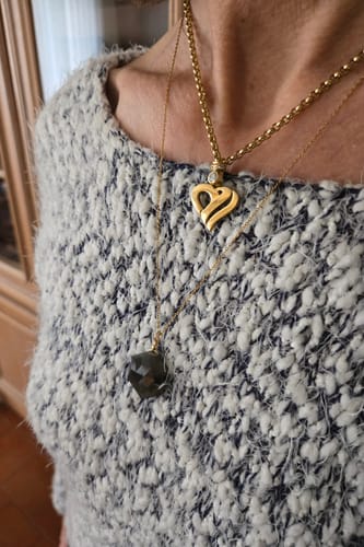 Customer photo review of Collier labradorite sacré